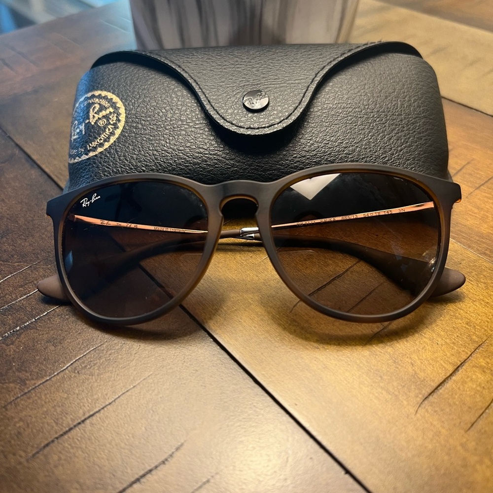 Ray-Ban “Erika” Sunglasses - Brown